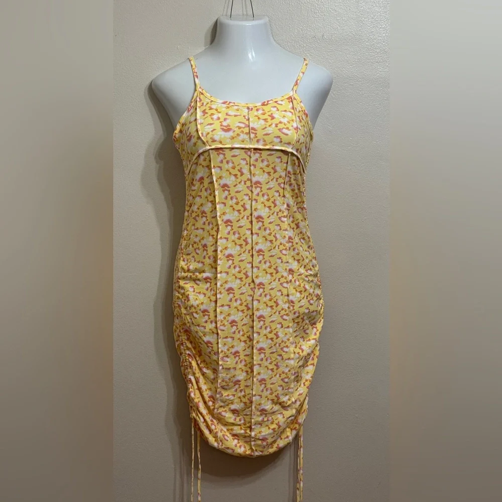 Almost‎ Famous Yellow Floral Midi Dress